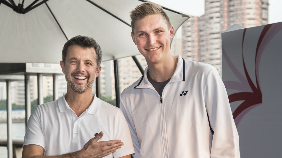 Viktor Axelsen, kronprins Frederik