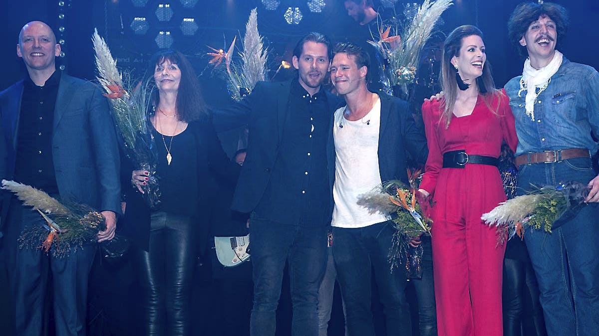 Nicolai Seebach, Karen Seebach, Rasmus Seebach, Joakim Lind Tranberg, Marie Seebach og Pelle Emil Hebsgaard