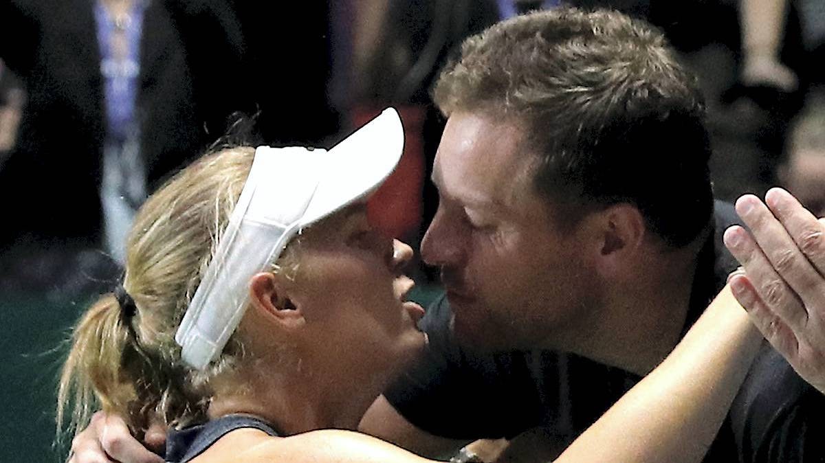 Caroline Wozniacki og David Lee