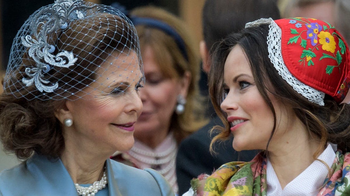 Dronning Silvia og prinsesse Sofia