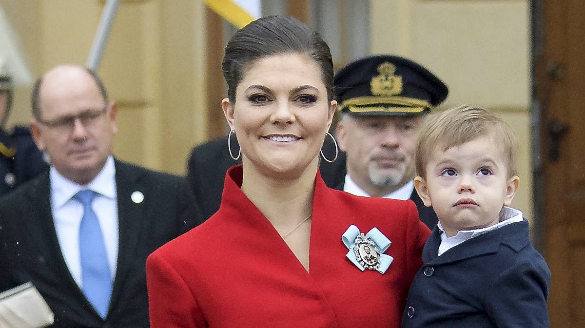 Kronprinsesse Victoria og prins Oscar