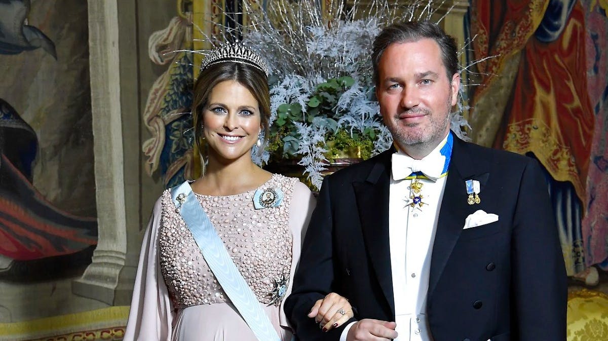 Prinsesse Madeleine og Chris O' Neill. 