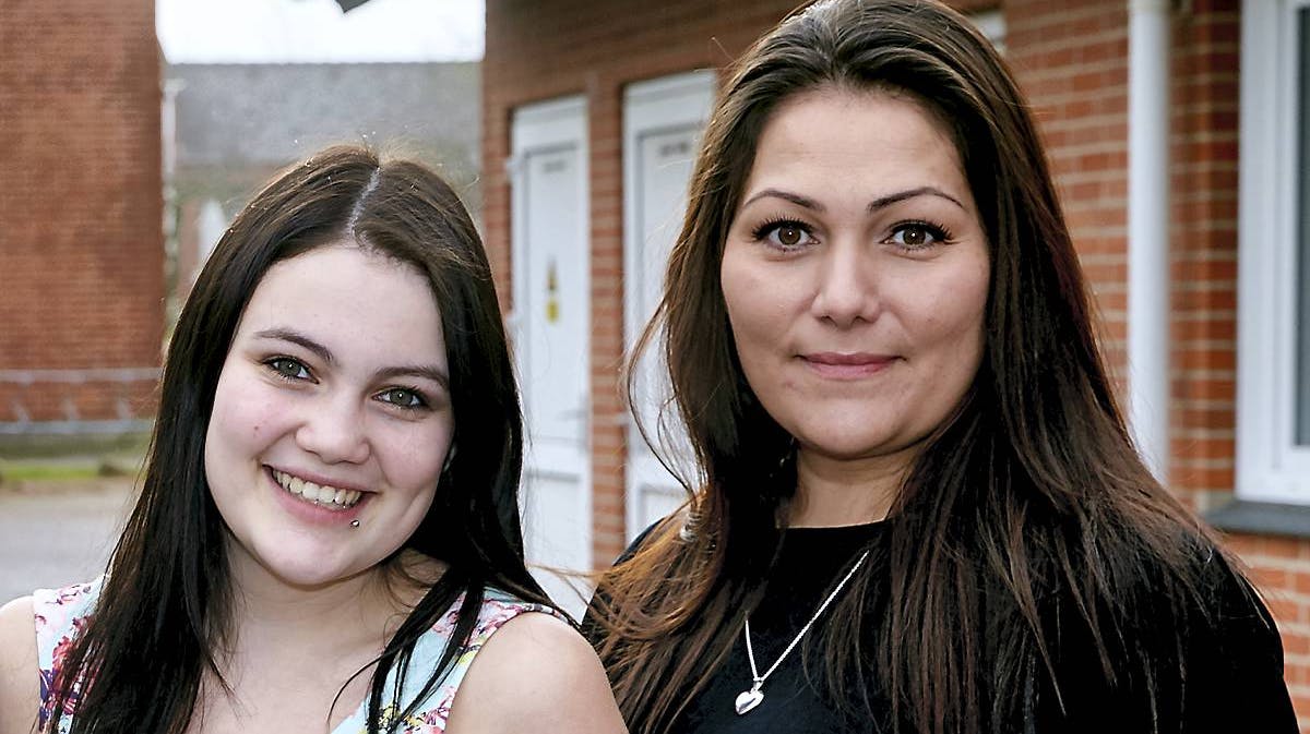 Stephanie Van der Watt og hendes mor Christina.