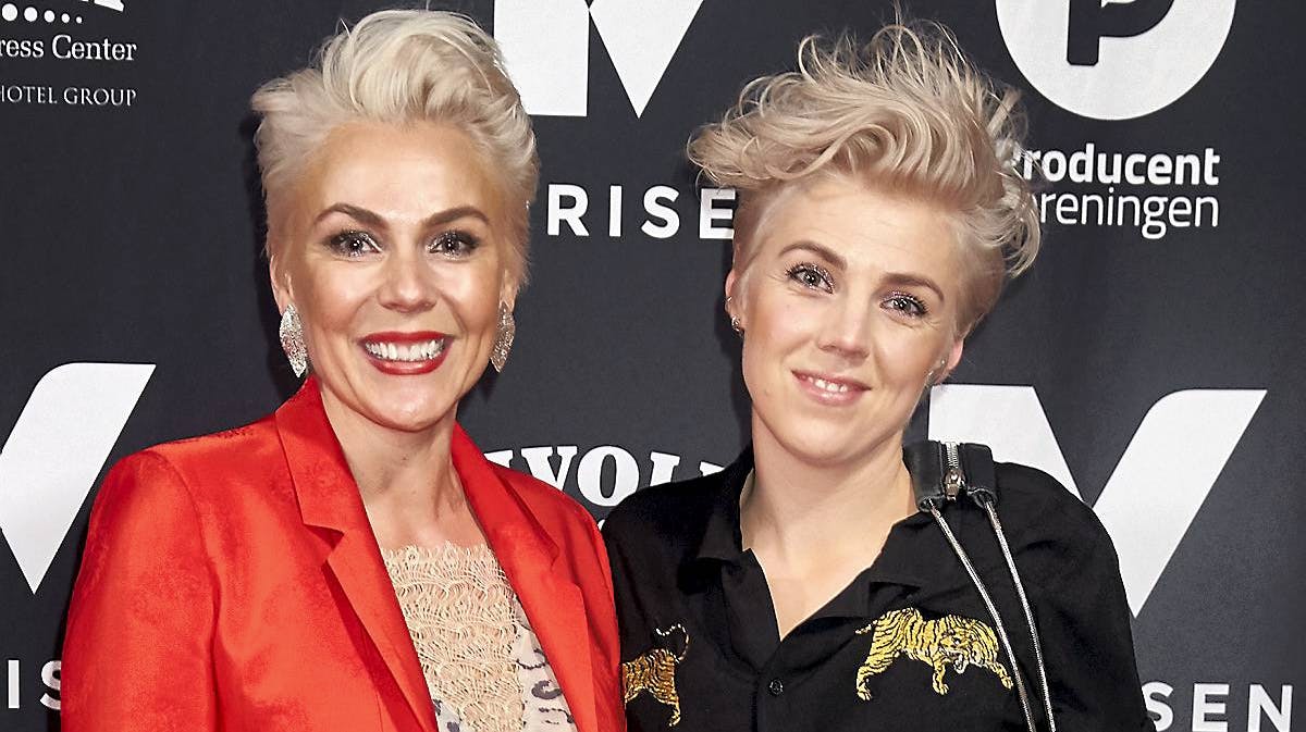 Lene Beier og hendes søster Mette.