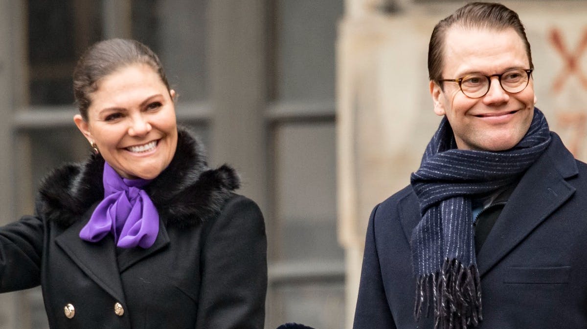 Kronprinsesse Victoria og prins Daniel