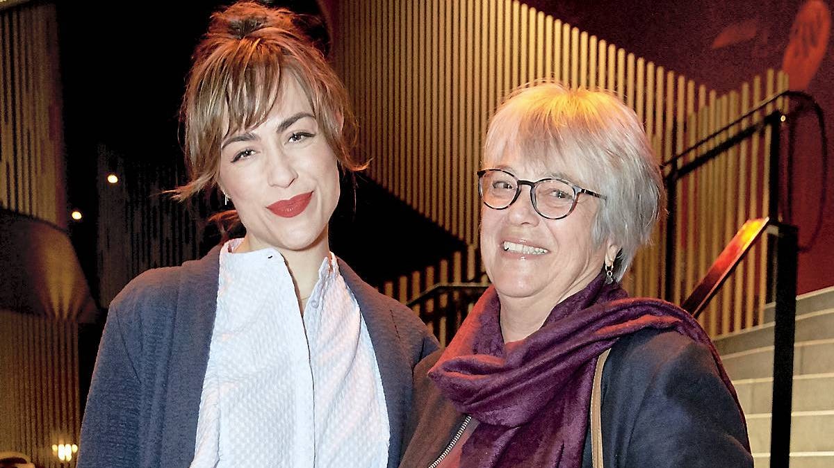 Maria Lucia og hendes mor Karin Heiberg.