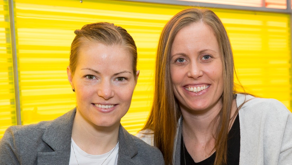 Kamilla Rytter Juhl og Christinna Pedersen
