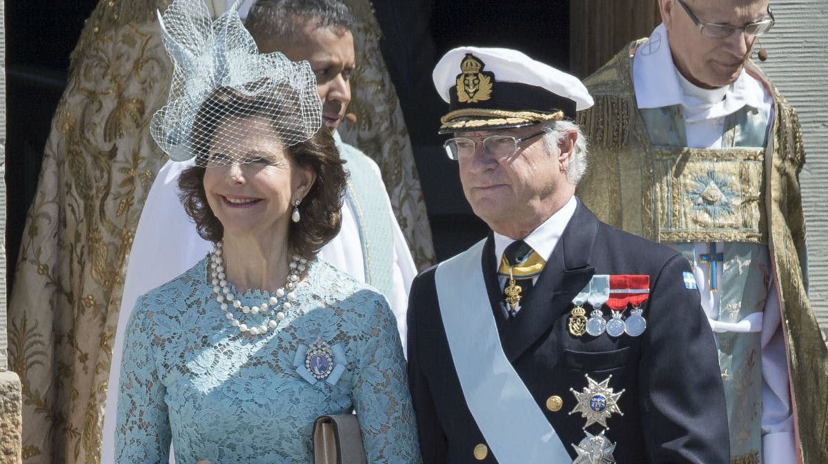 Dronning Silvia og kong Carl Gustaf.&nbsp;
