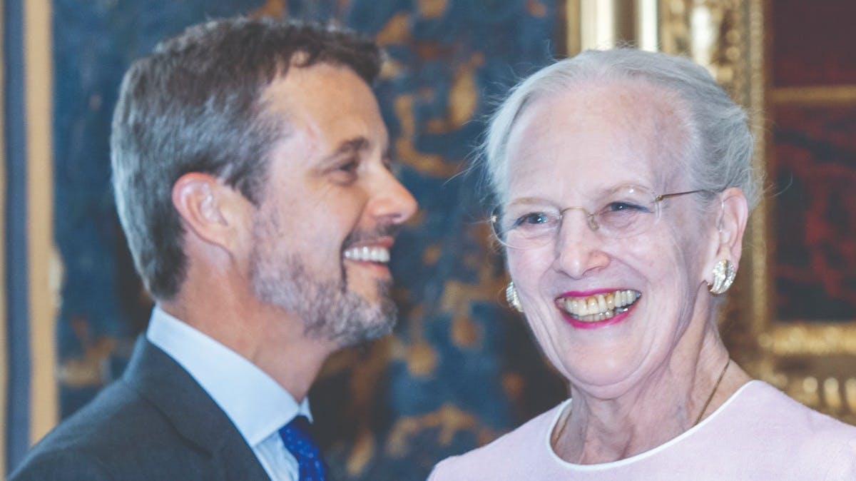 Kronprins Frederik og dronning Margrethe