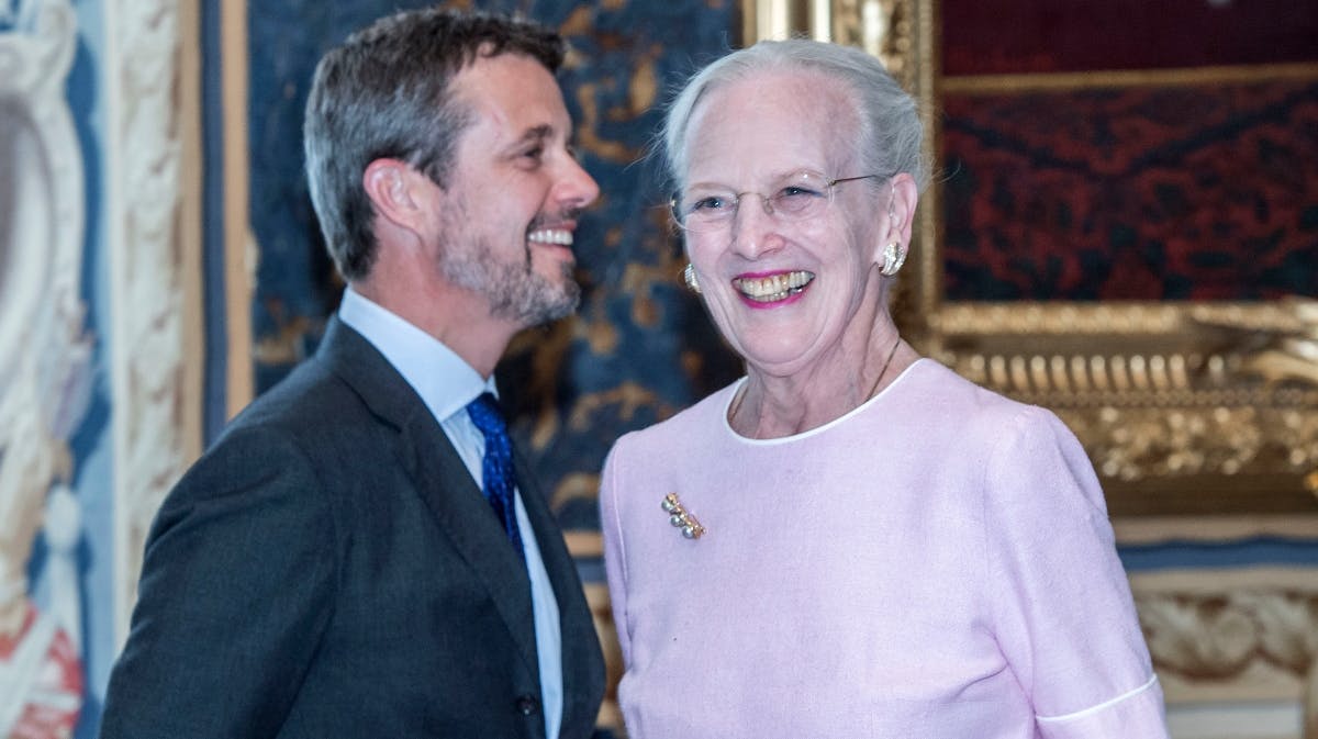 Kronprins Frederik og dronning Margrethe
