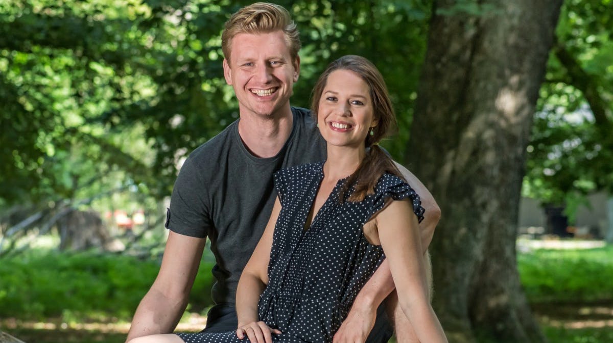 Andreas Jebro og Amalie Dollerup