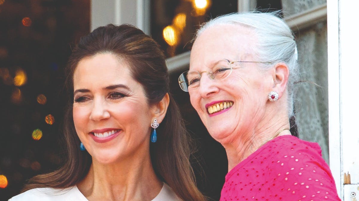 Kronprinsesse Mary og dronning Margrethe