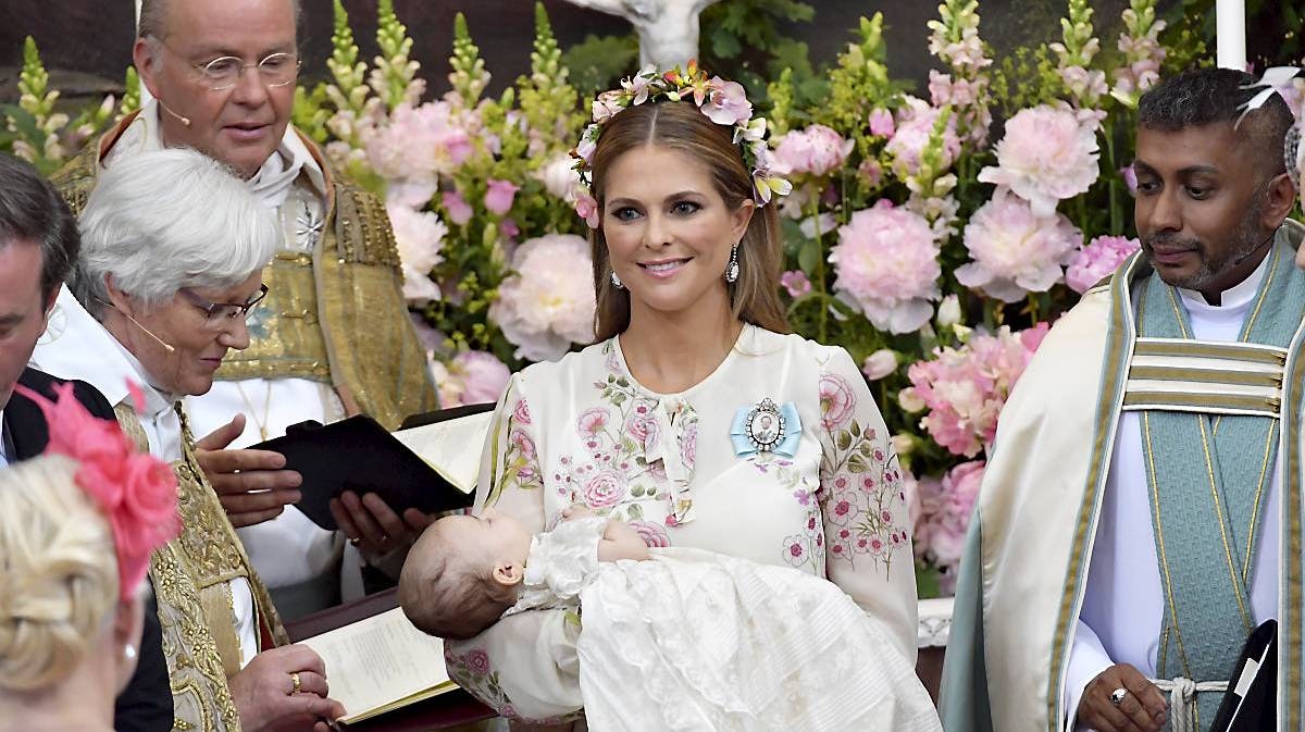 Prinsesse Madeleine med prinsesse Adrienne.