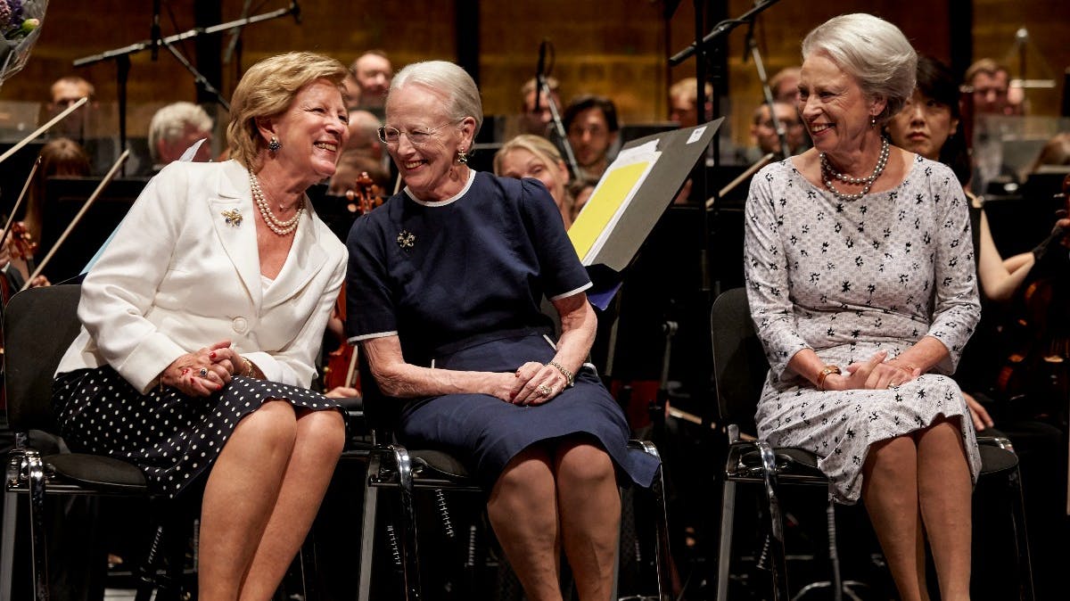 Dronning Anne-Marie, dronning Margrethe og prinsesse Benedikte