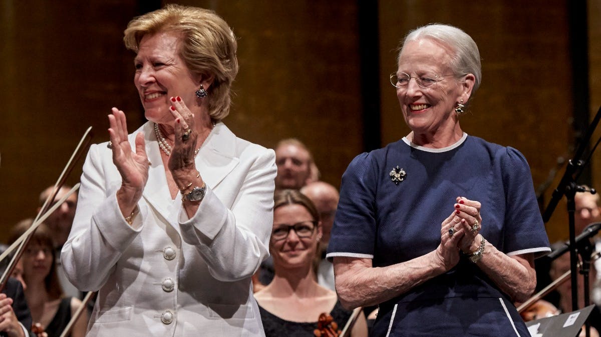 Dronning Anne-Marie og dronning Margrethe