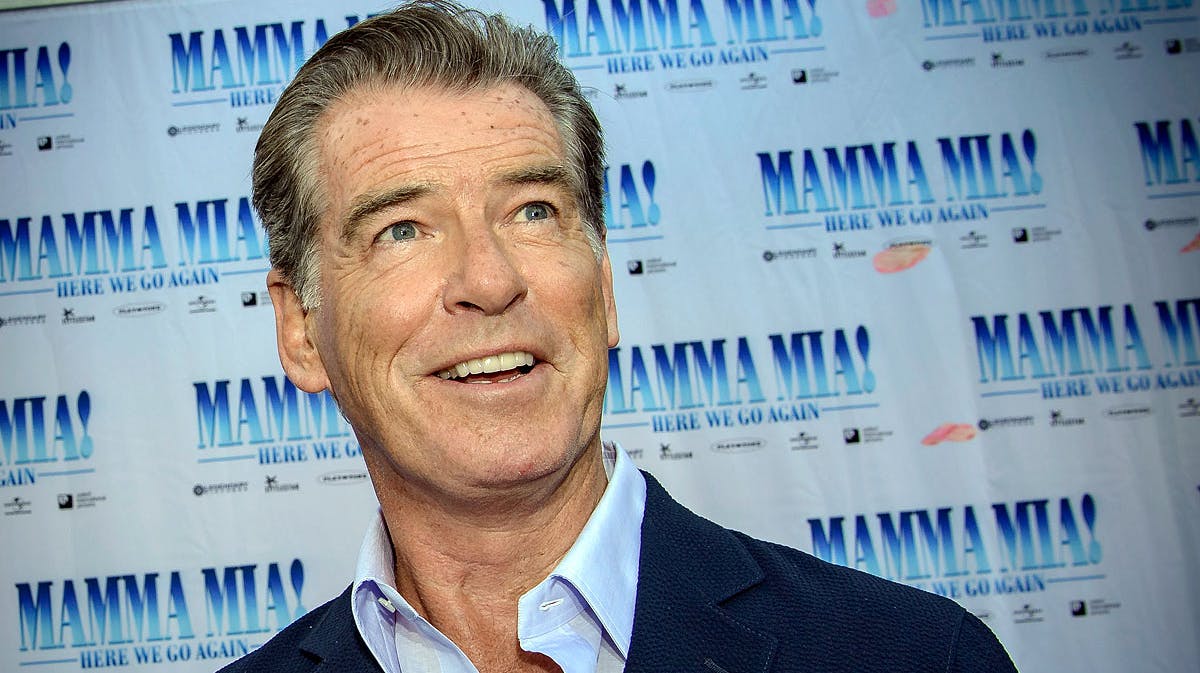 Skuespiller Pierce Brosnan.