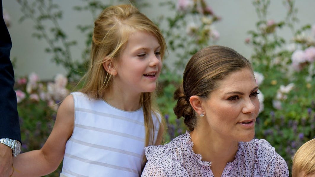 Prinsesse Estelle og kronprinsesse Victoria