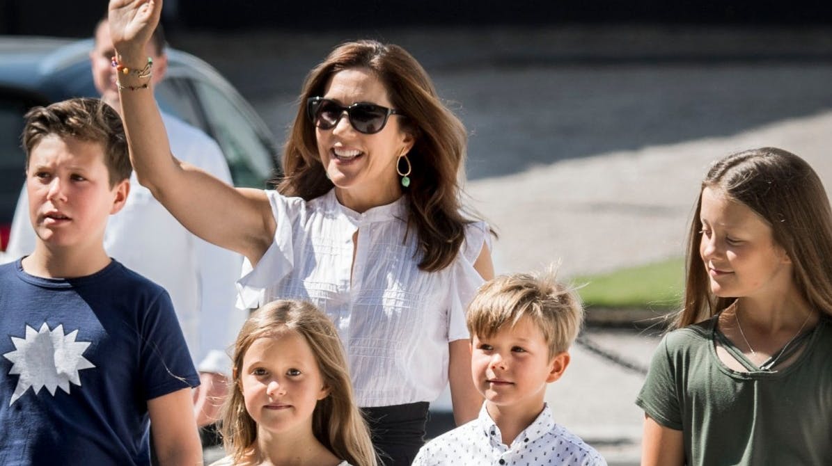 Kronprinsesse Mary, Christian, Josephine, Vincent og Isabella