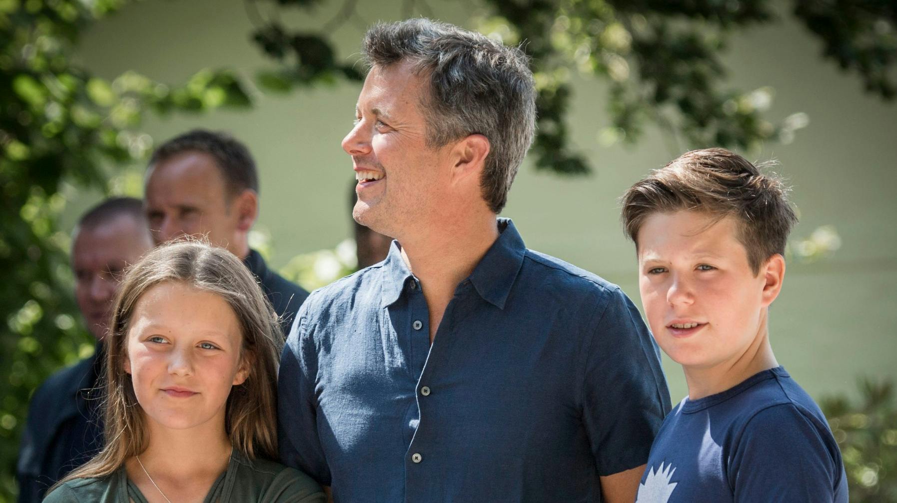 Prinsesse Isabella, kronprins Frederik og prins Christian