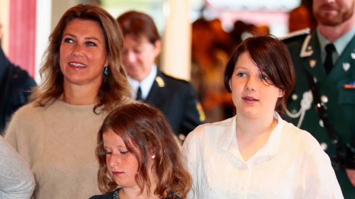 Prinsesse Märtha Louise sammen med Maud Angelica og sin yngste, Emma Tallulah.