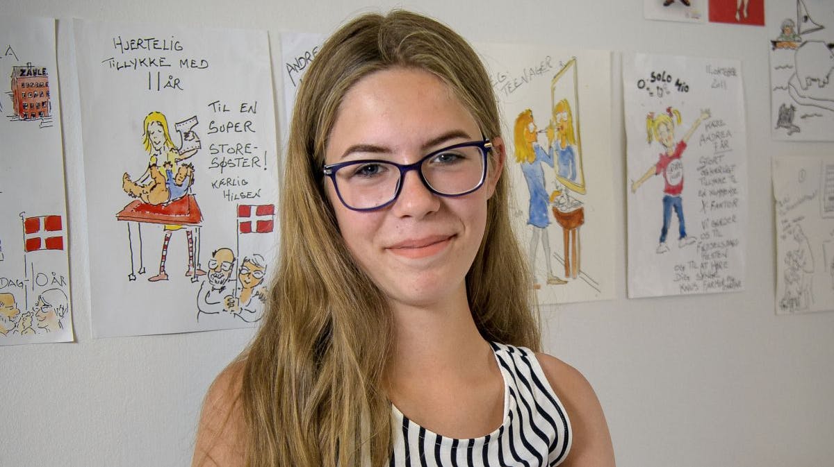 Andrea fra "De sjældne danskere".