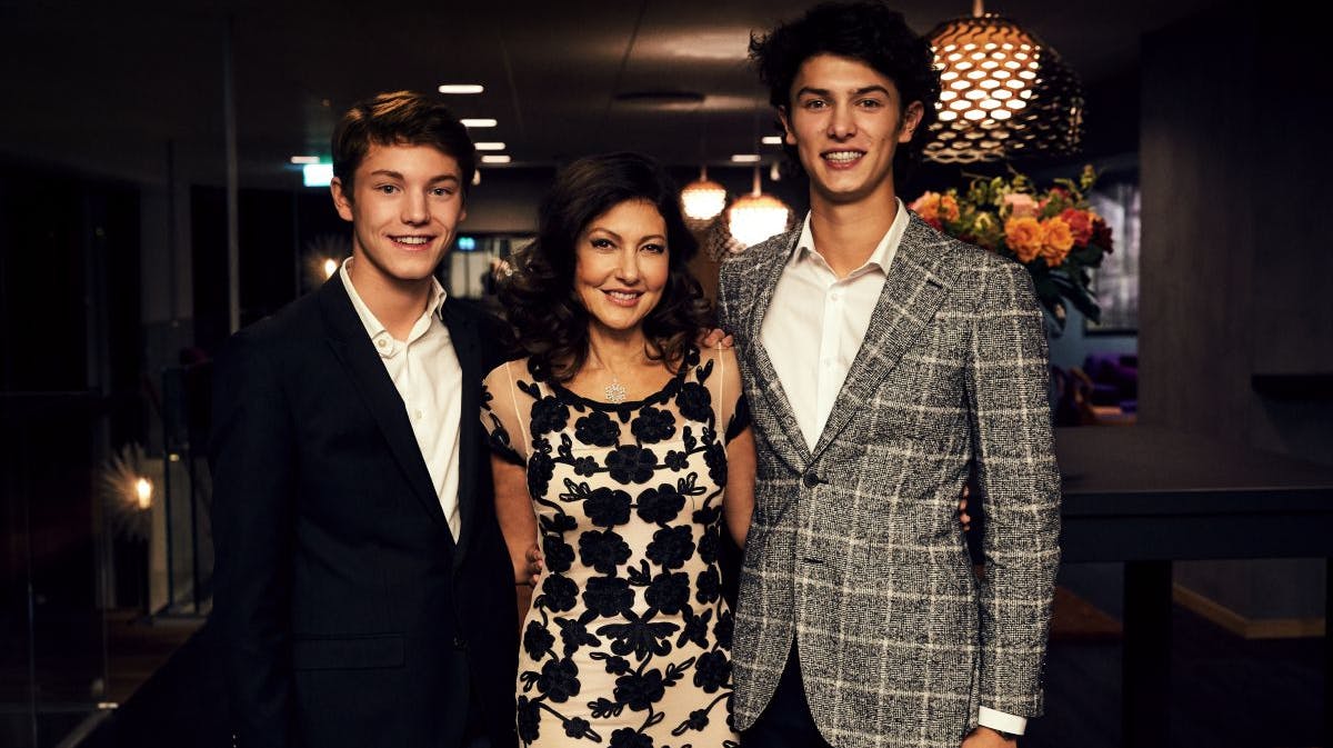 Prins Felix, grevinde Alexandra og prins Nikolai.