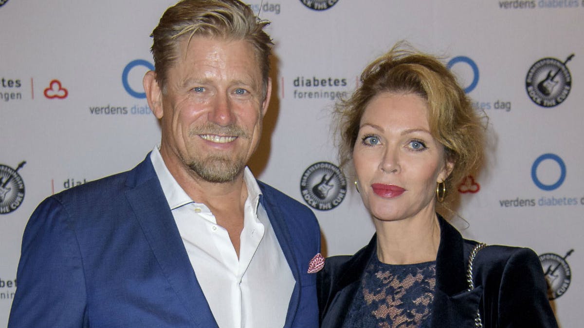 Peter Schmeichel og Laura von Lindholm.