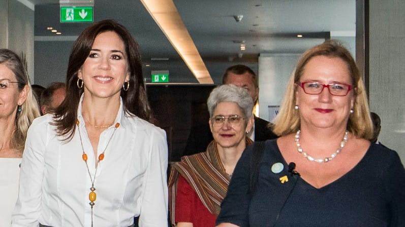 Kronprinsesse Mary og Katja Iversen