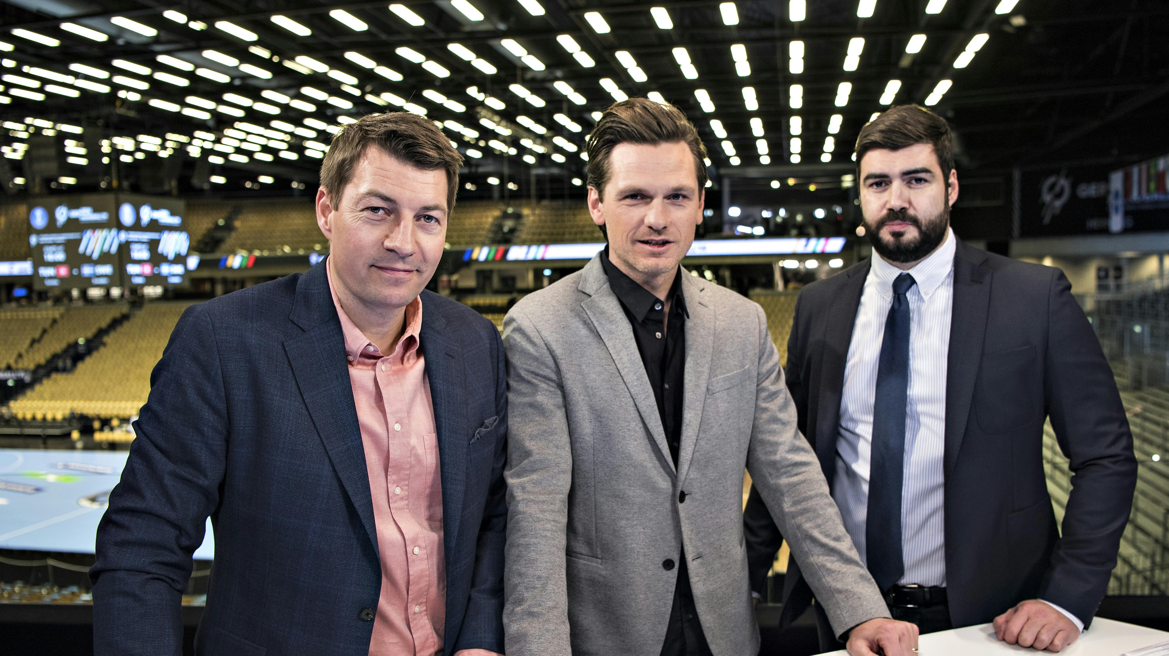 Morten Ankerdal, Claus Møller Jakobsen og Daniel Svensson på pletten. 