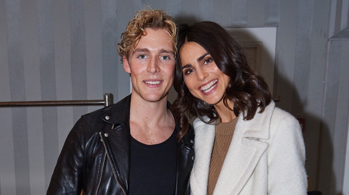 Christopher med sin hustru Cecilie. 