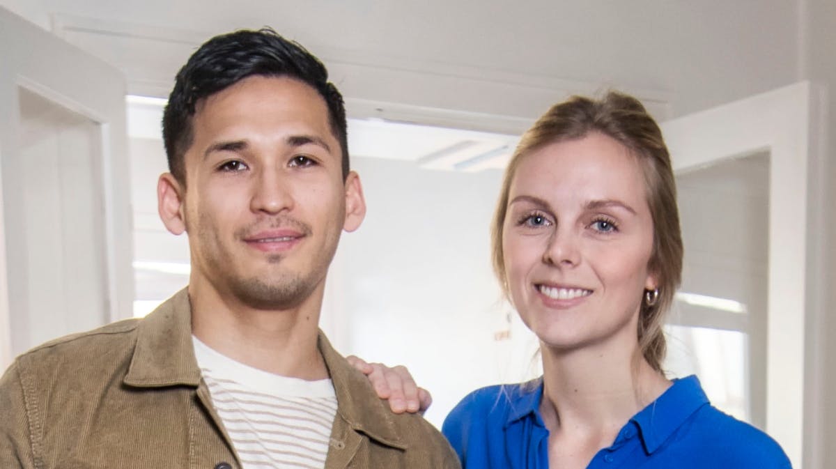 Ida og Mads har sat deres ”Nybyggerne”-hus til salg.