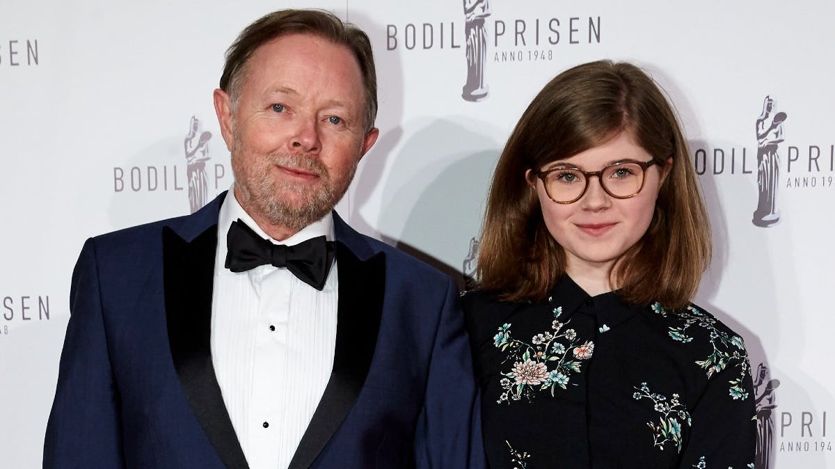 Jesper Asholt og datteren Marie.