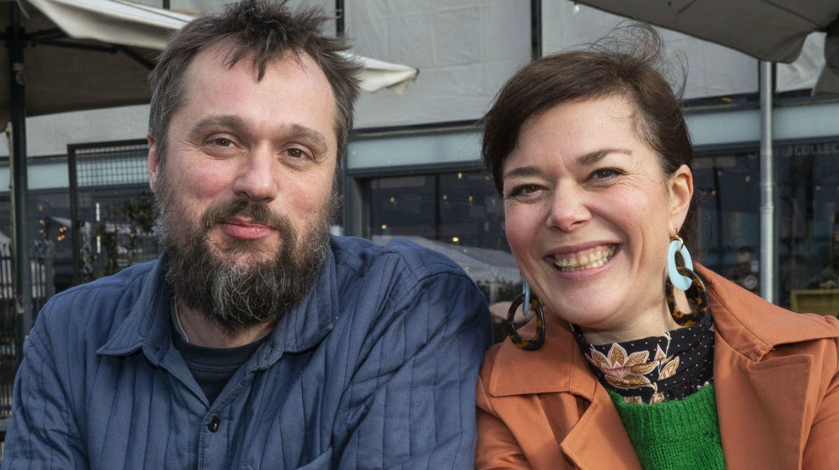 Louisa Lorang med ægtemanden Benjamin.