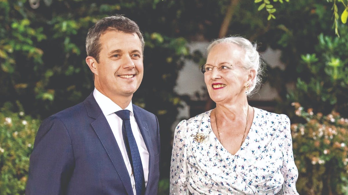 Kronprins Frederik og dronning Margrethe