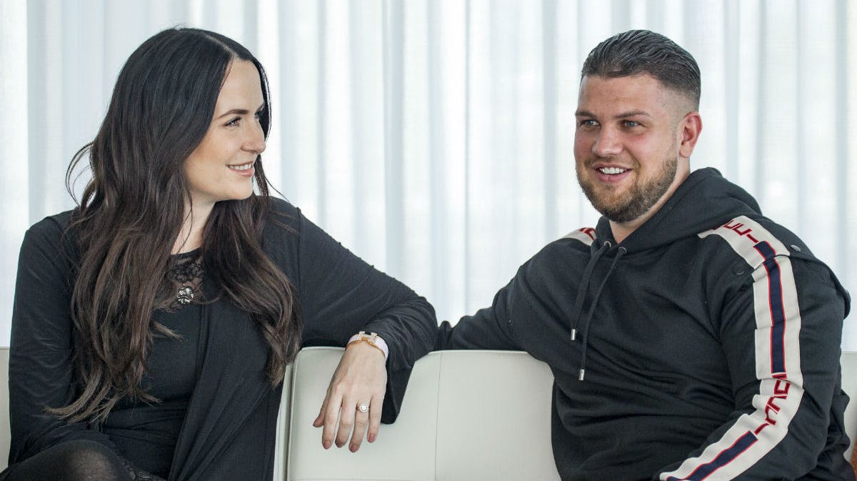 Geggo med sin mand Cengiz. 