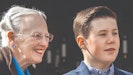 Dronning Margrethe og prins Christian