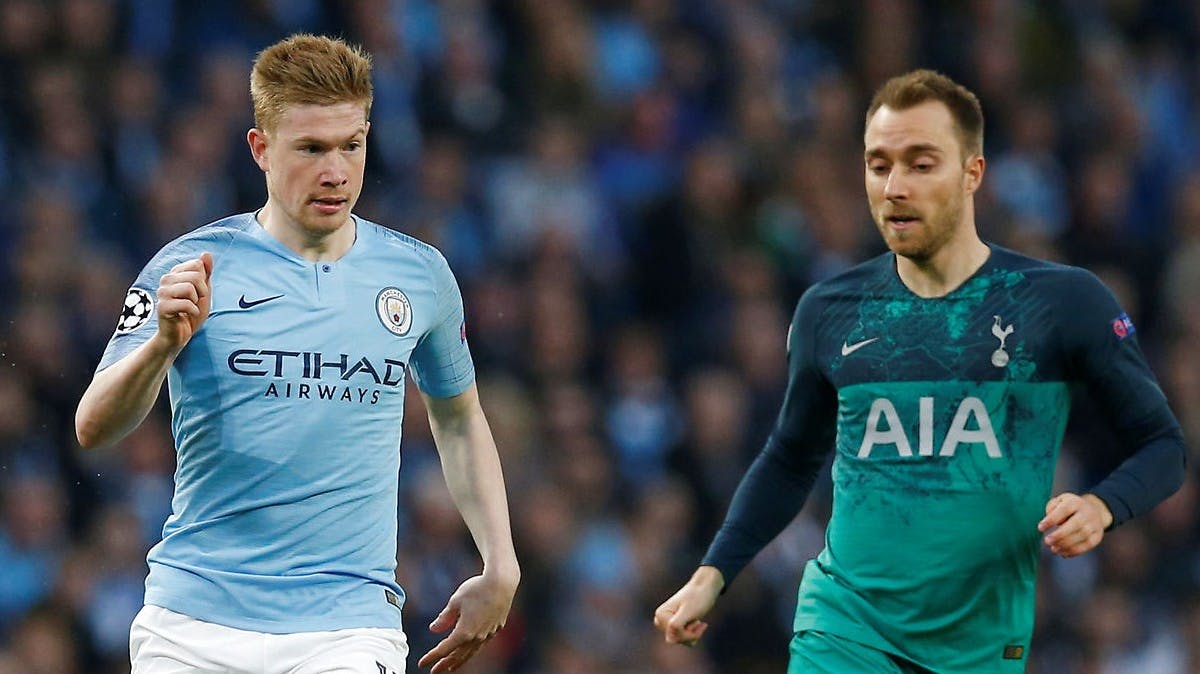 Kevin De Bruyne og Christian Eriksen