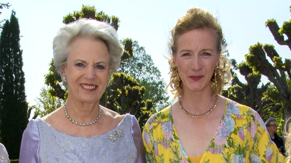 Prinsesse Benedikte og prinsesse Nathalie. 