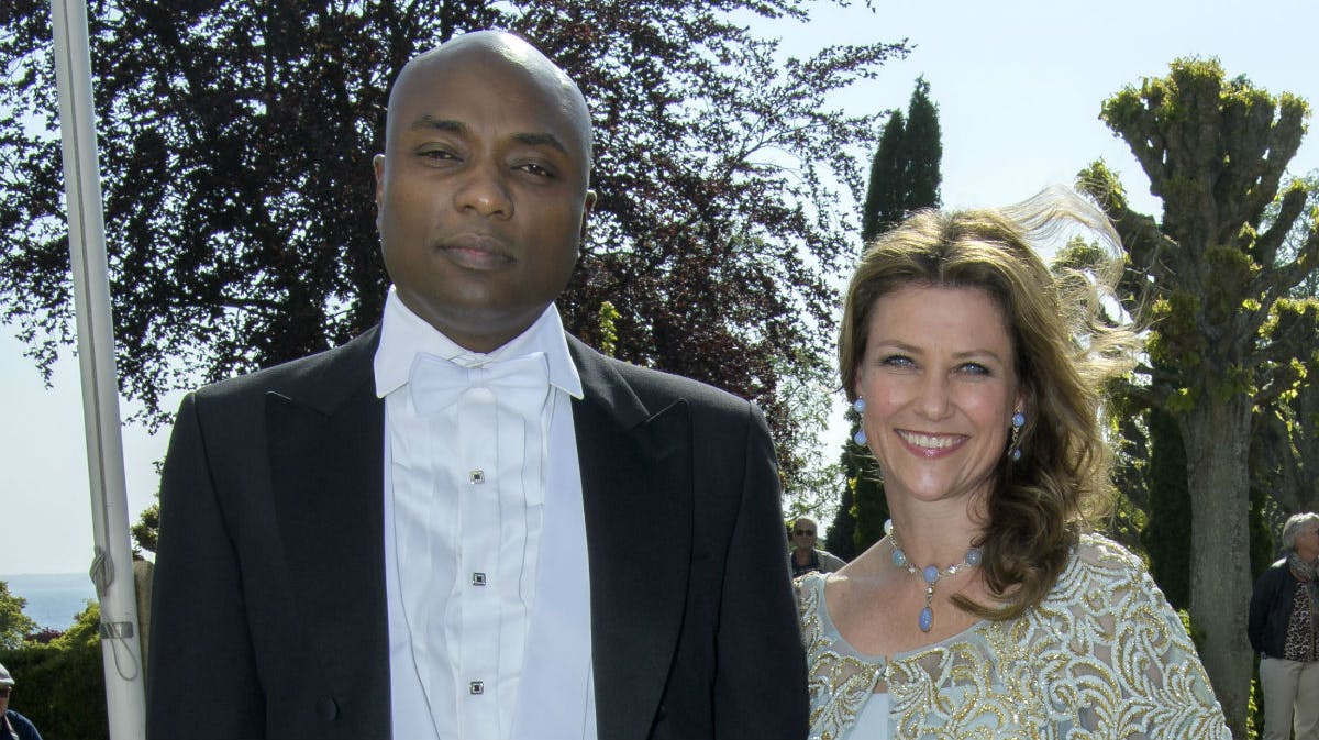 Shaman Durek og prinsesse Märtha Louise. 