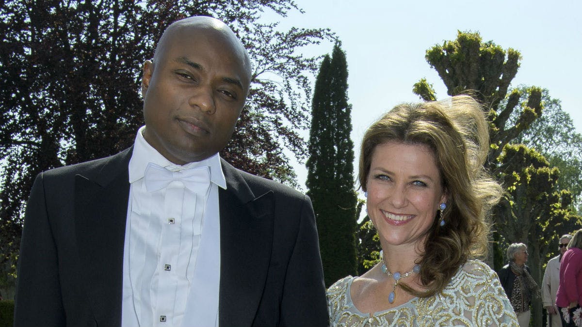 Shaman Durek og prinsesse Märtha Louise sidste år. 