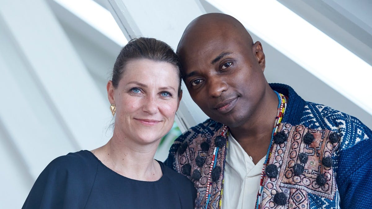 Prinsesse Märtha Louise og Shaman Durek. 