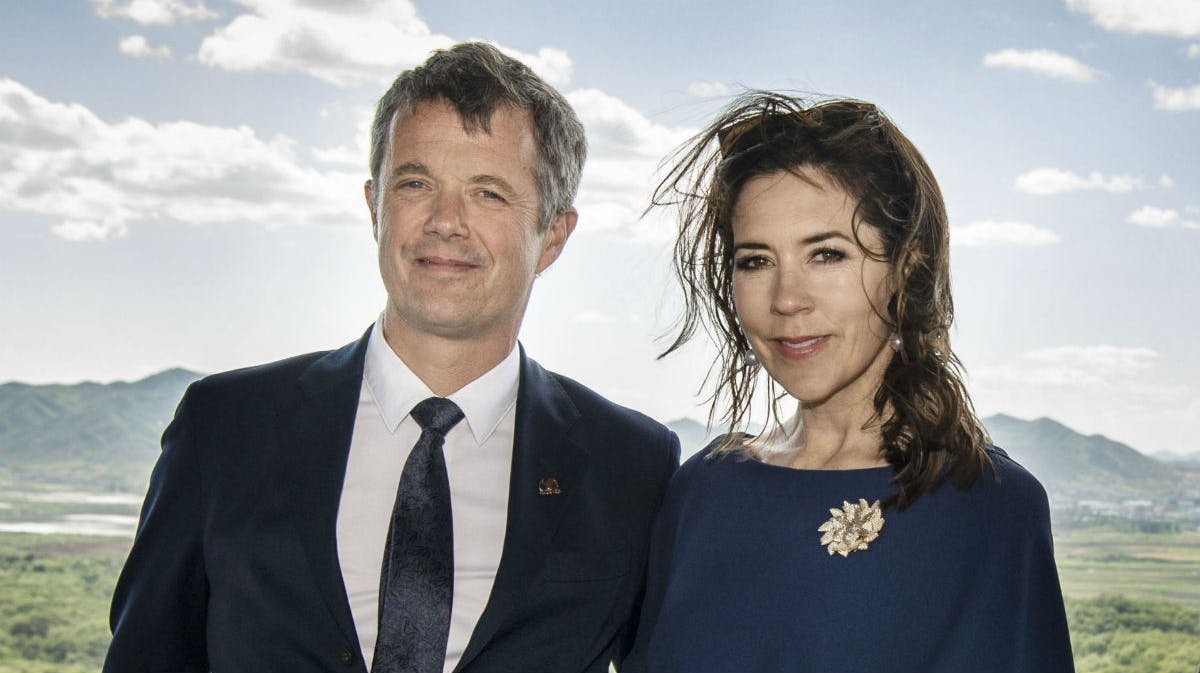 Kronprins Frederik og kronprinsesse Mary. 