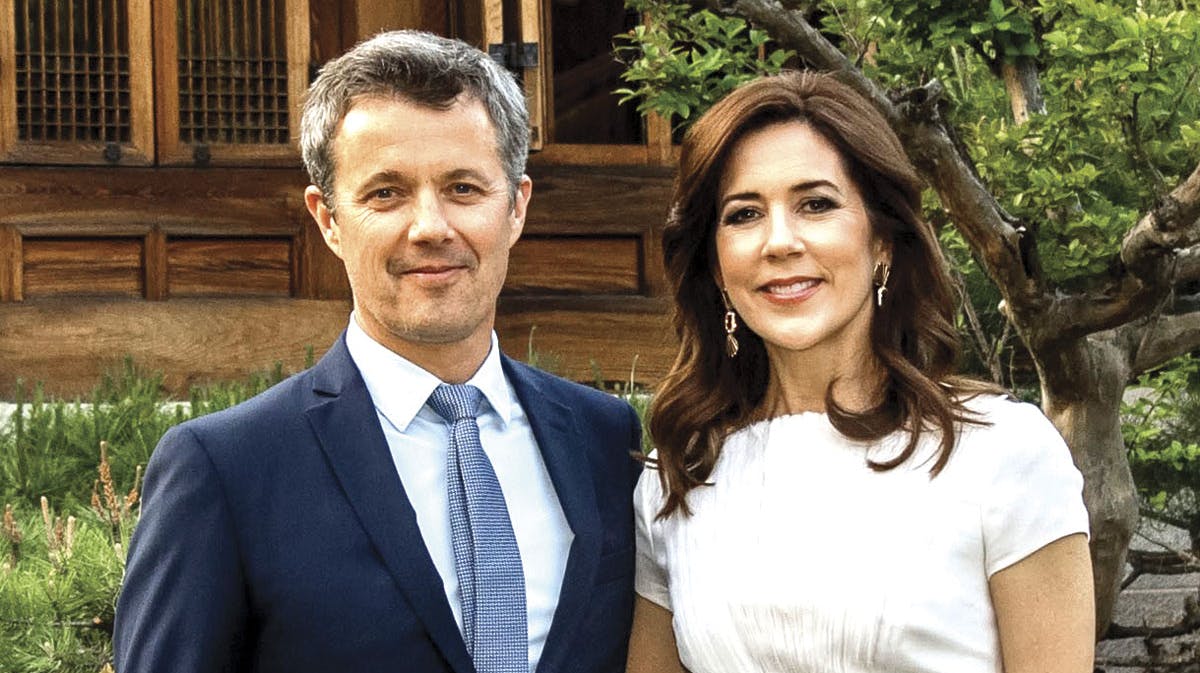 Kronprins Frederik og kronprinsesse Mary.