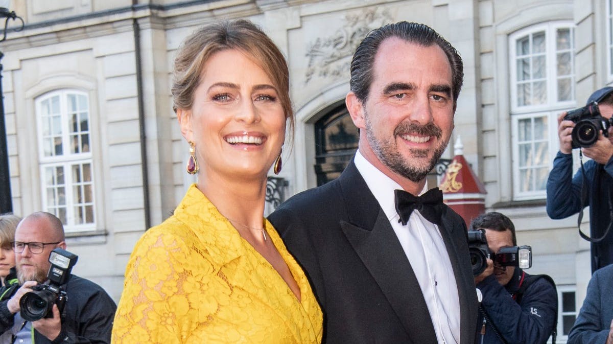 Prinsesse Tatiana og prins Nikolaos. 