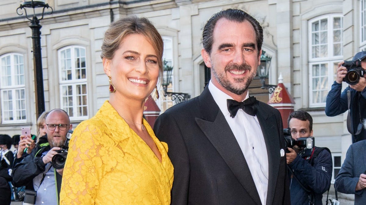 Prinsesse Tatiana og prins Nikolaos. 