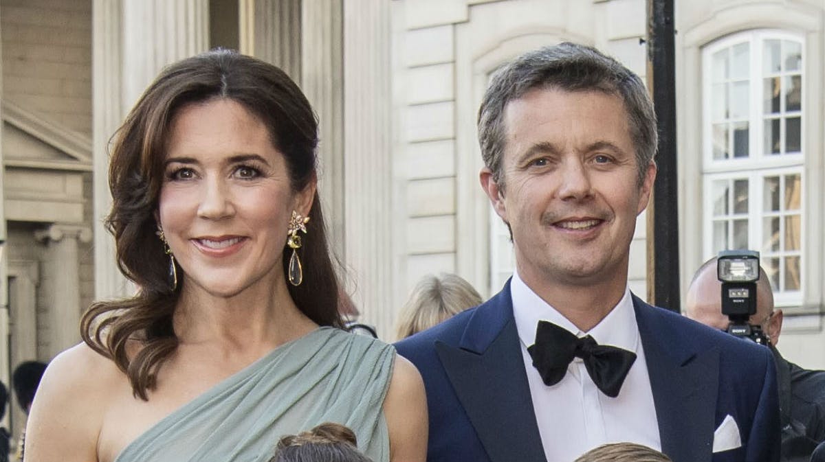 Kronprinsesse Mary og kronprins Frederik.