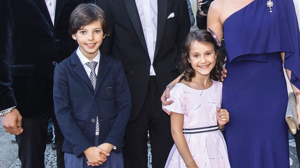 Prins Henrik og prinsesse Athena.