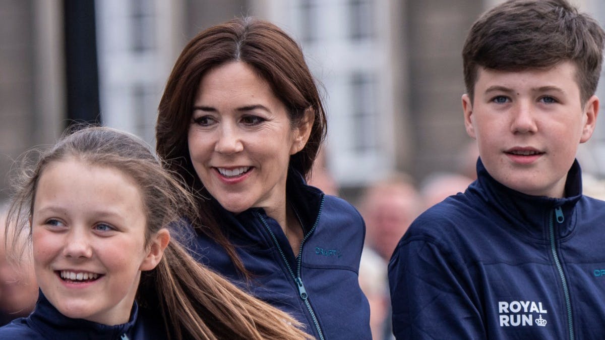 Prinsesse Isabella, kronprinsesse Mary og prins Christian