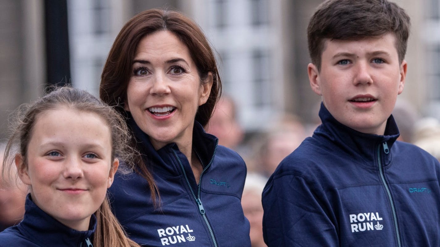 Prinsesse Isabella, kronprinsesse Mary og prins Christian