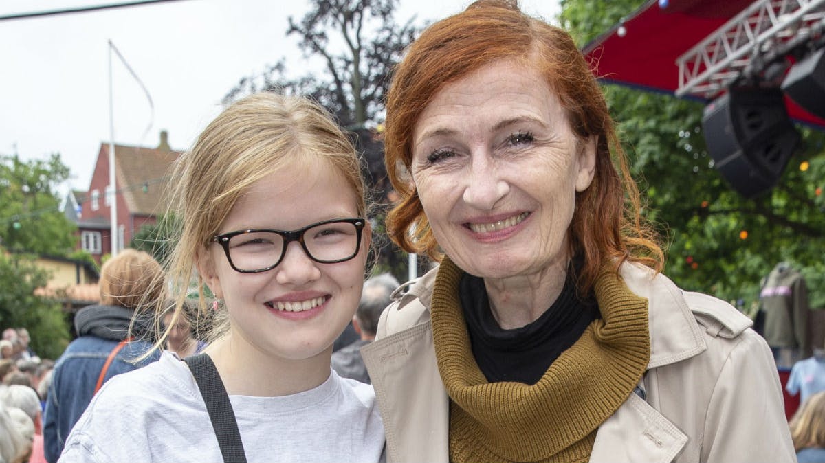 Bodil Jørgensen med datteren Rigmor.